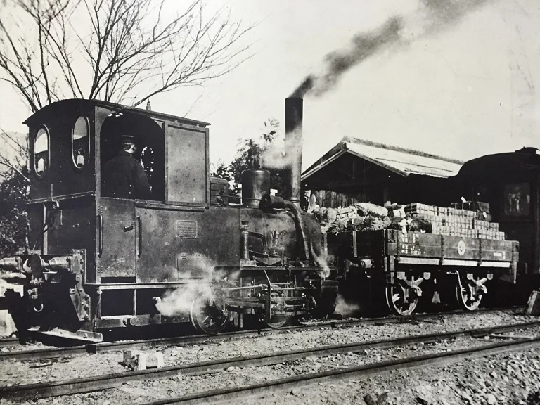 大正時代の有田鉄道の写真